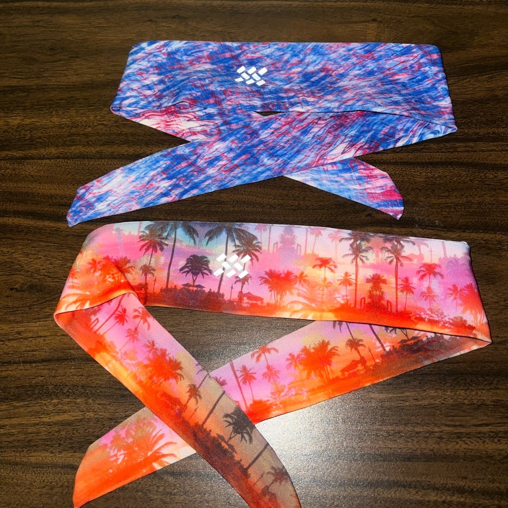 2- Treadbands headbands.